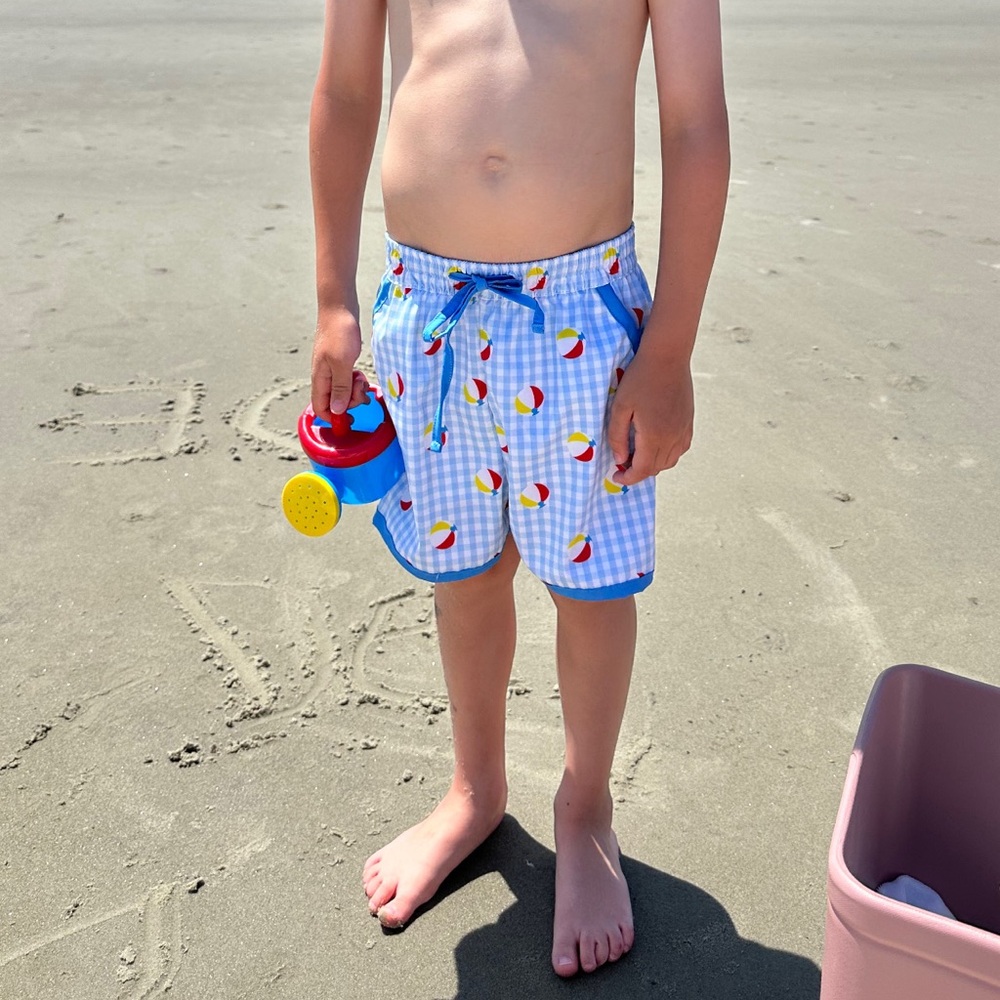 Boys swim trunks from Smockingbird Clothing